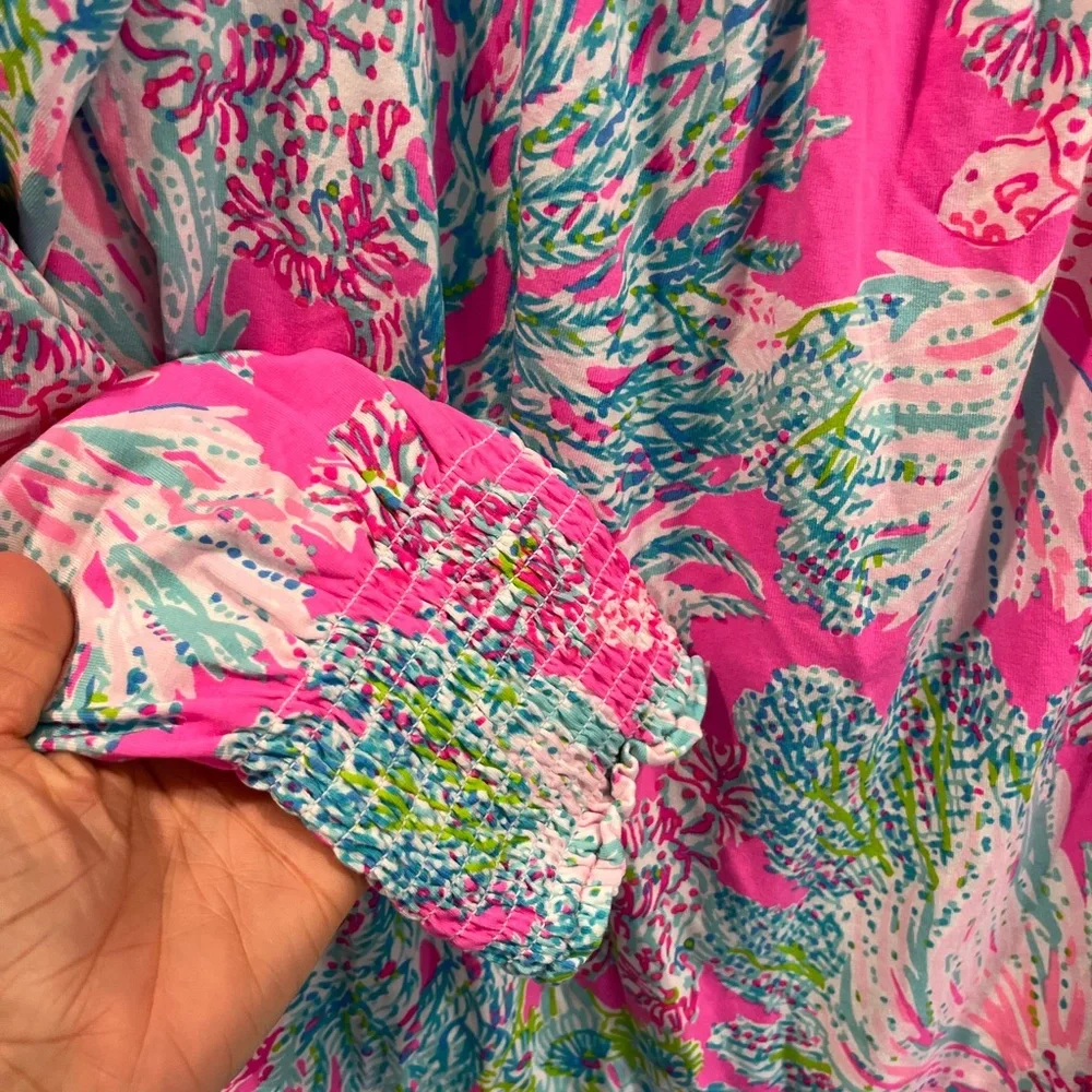 Lily Pulitzer Blouse Size xl - Picture 2 of 4